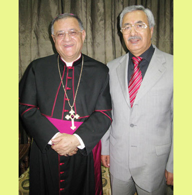 Cousin Fouad Twal, Latein. Patriarch von Jord. + Palstina  